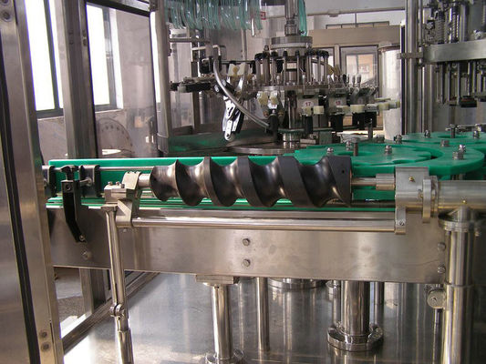 Aseptic Liquid Glass Bottle Filling Machine 3 In 1 Washing Filling Capping Equipment