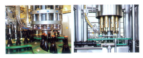 Beer Glass Bottle Filling Plant / Machine for Wine / Alcohol / Liquor , High Speed