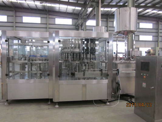 Linear Washing Filling Capping Machine Filling Production Line for liquid tea beverage