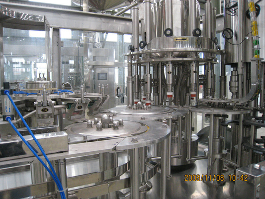 Linear Washing Filling Capping Machine Filling Production Line for liquid tea beverage