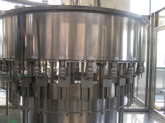 Rotary Aseptic Juice Pulp and Juice Filling Machine with Rinser and Sealer , CIP System