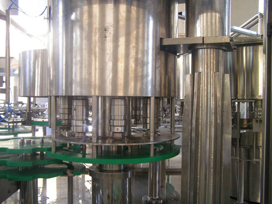 Rotary Aseptic Juice Pulp and Juice Filling Machine with Rinser and Sealer , CIP System