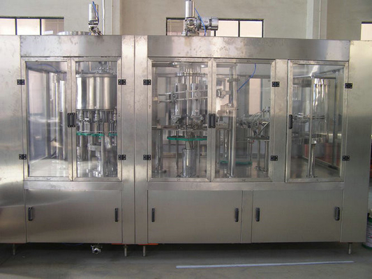 Rotary Aseptic Juice Pulp and Juice Filling Machine with Rinser and Sealer , CIP System